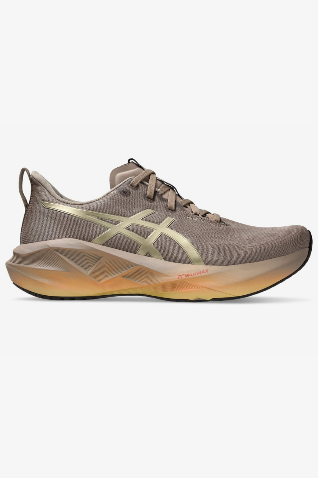 Asics Novablast 5 Luxe - Dourado/Marrom