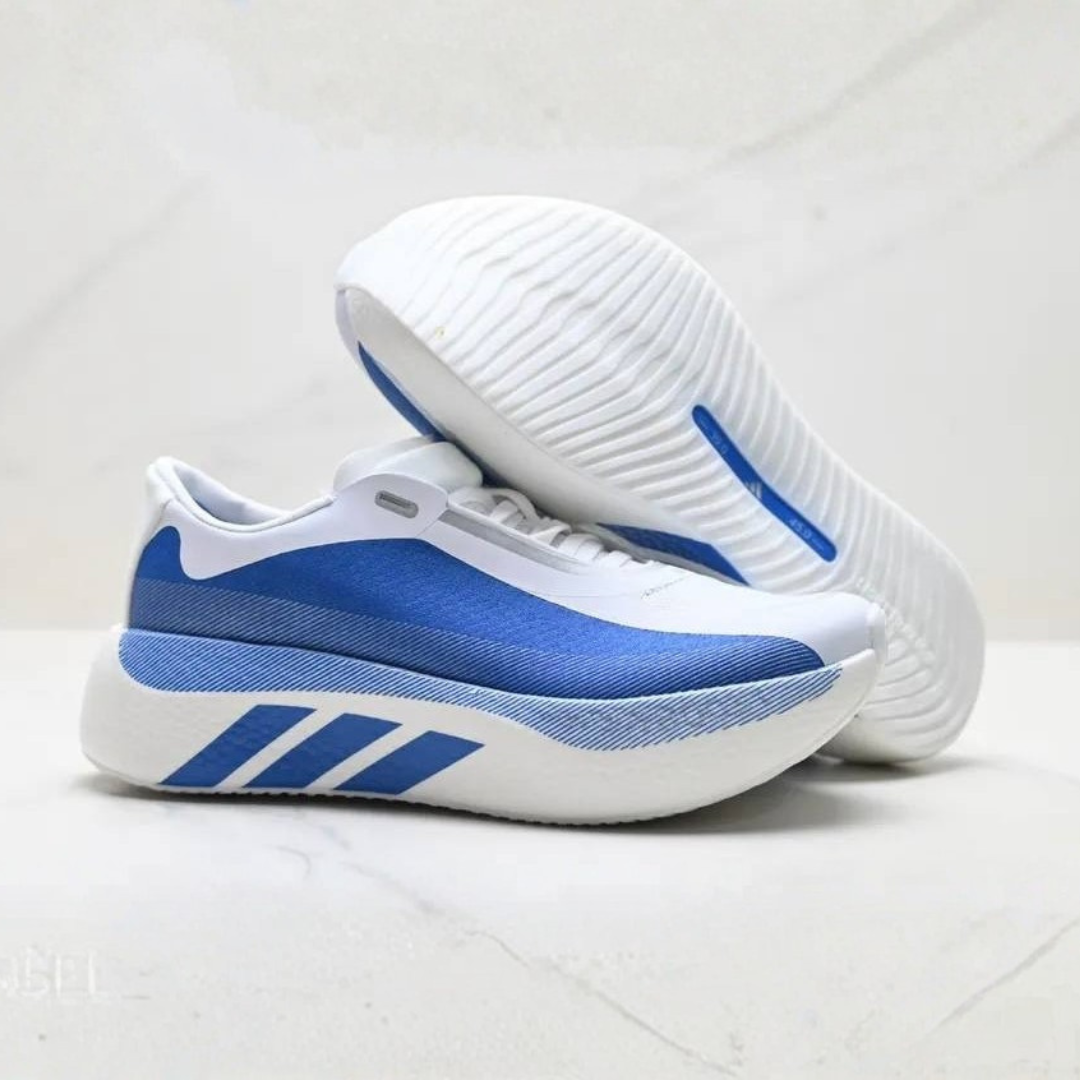 Adidas Hyperboost Edge - Branco/Azul Marinho