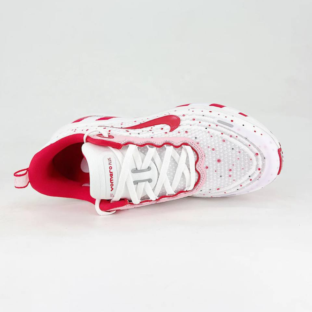 Nike Vomero Plus - Branco/Vermelho Carmim