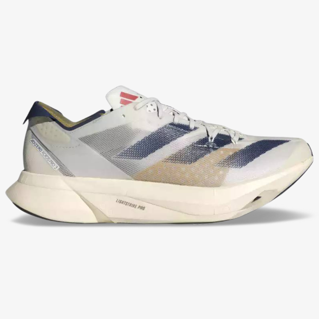 Adidas Adizero Adios Pro 3 - Branco/Azul Escuro
