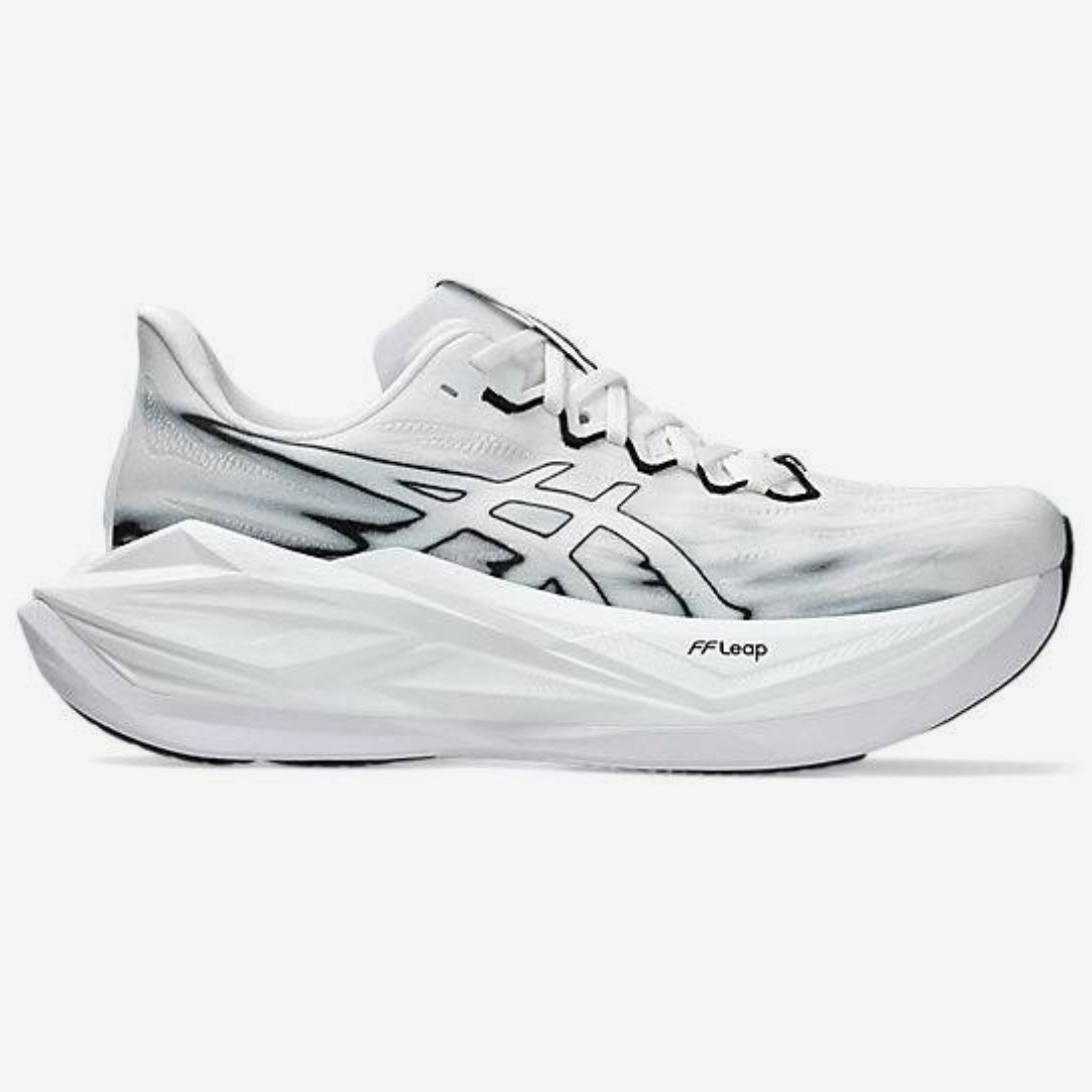Asics Superblast 3 - Unissex - Branco/Preto