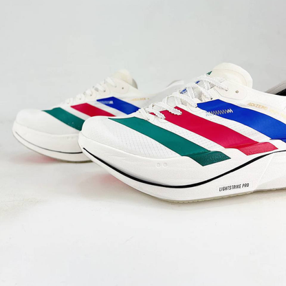 Adidas Adizero Adios Pro 5 - Branco/Azul/Vermelho/Verde