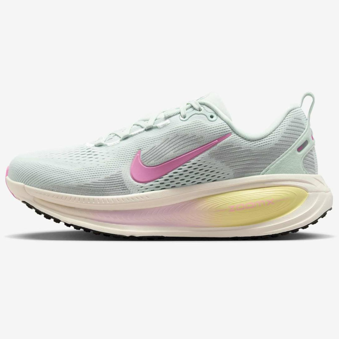 Nike Vomero 18 - Verde Água/Rosa