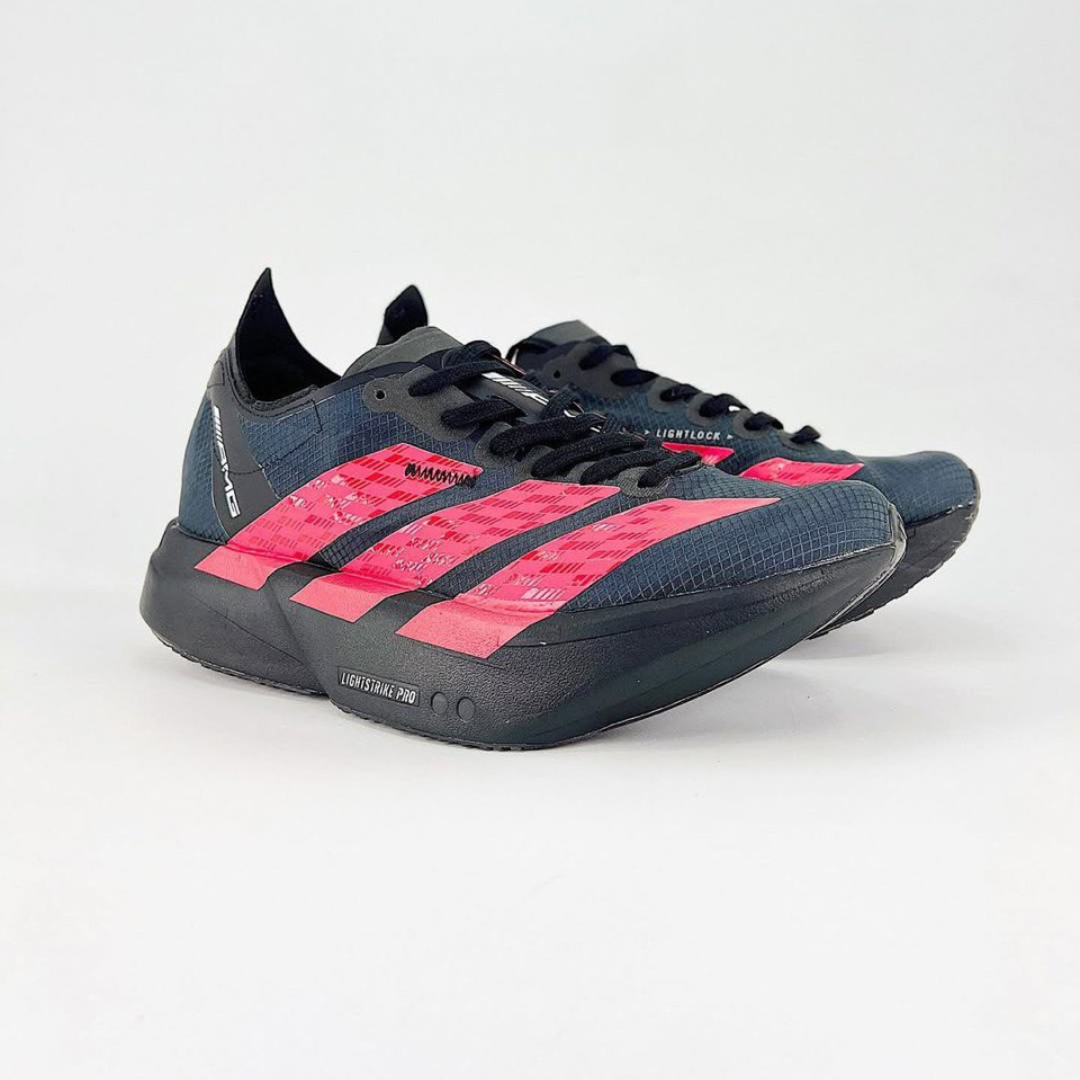 Adidas Adizero Adios Pro 4 Mercedes AMG Preto/Vermelho Lúcido