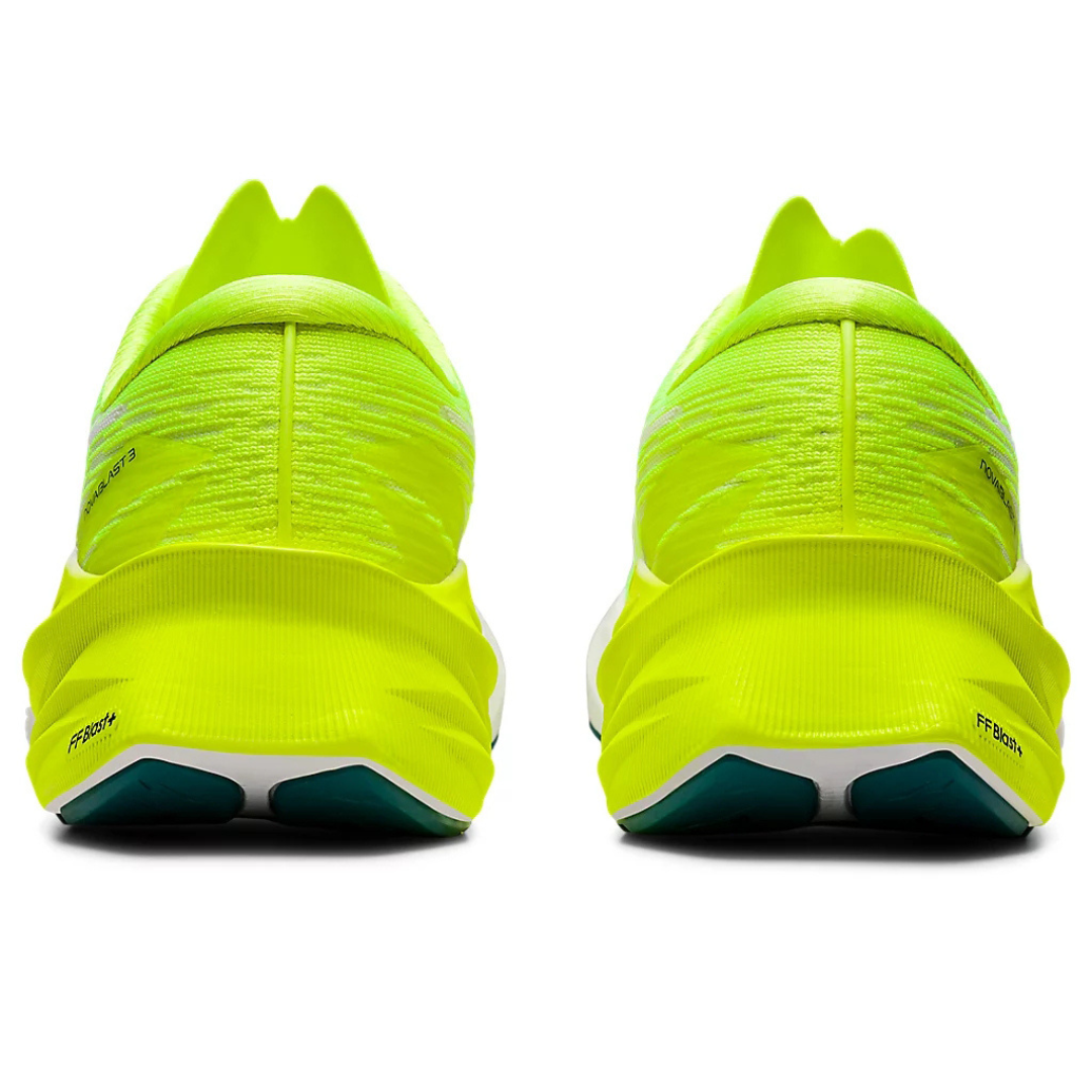 Asics Novablast 3 Verde fluorescente e Branco