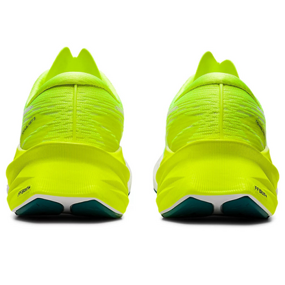 Asics Novablast 3 Verde fluorescente e Branco