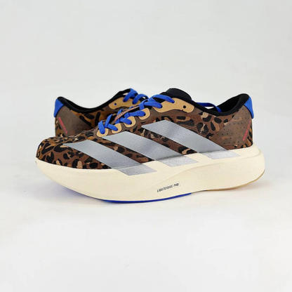 Adidas Adizero EVO SL - Marrom/Cinza Metálico/Azul Lúcido