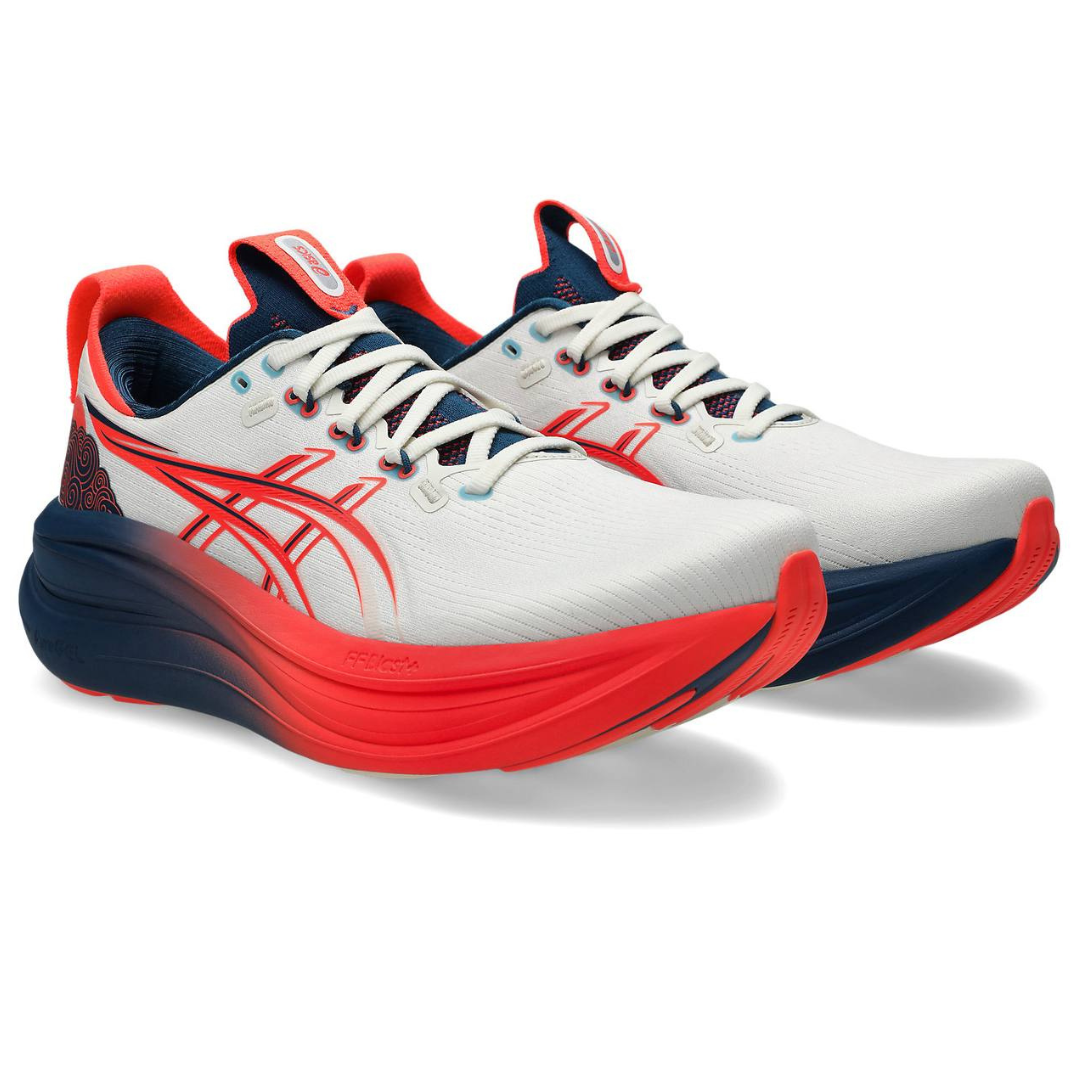 Asics Gel - Nimbus 28 - Cream/Flash Coral