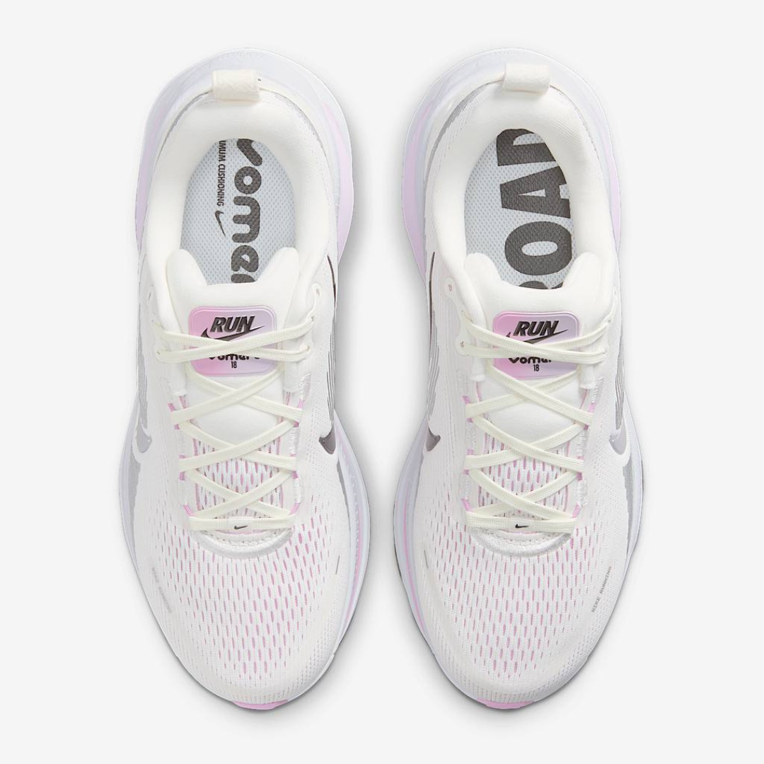 Nike Vomero 18 - Cinza/Rosa Claro