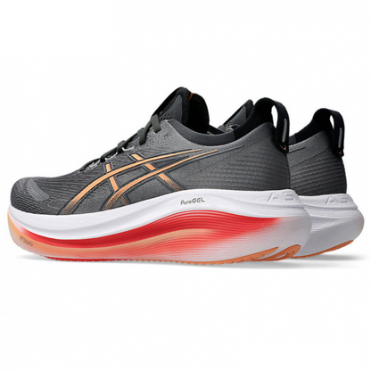 Asics Gel - Nimbus 27 - Cinza/Laranja