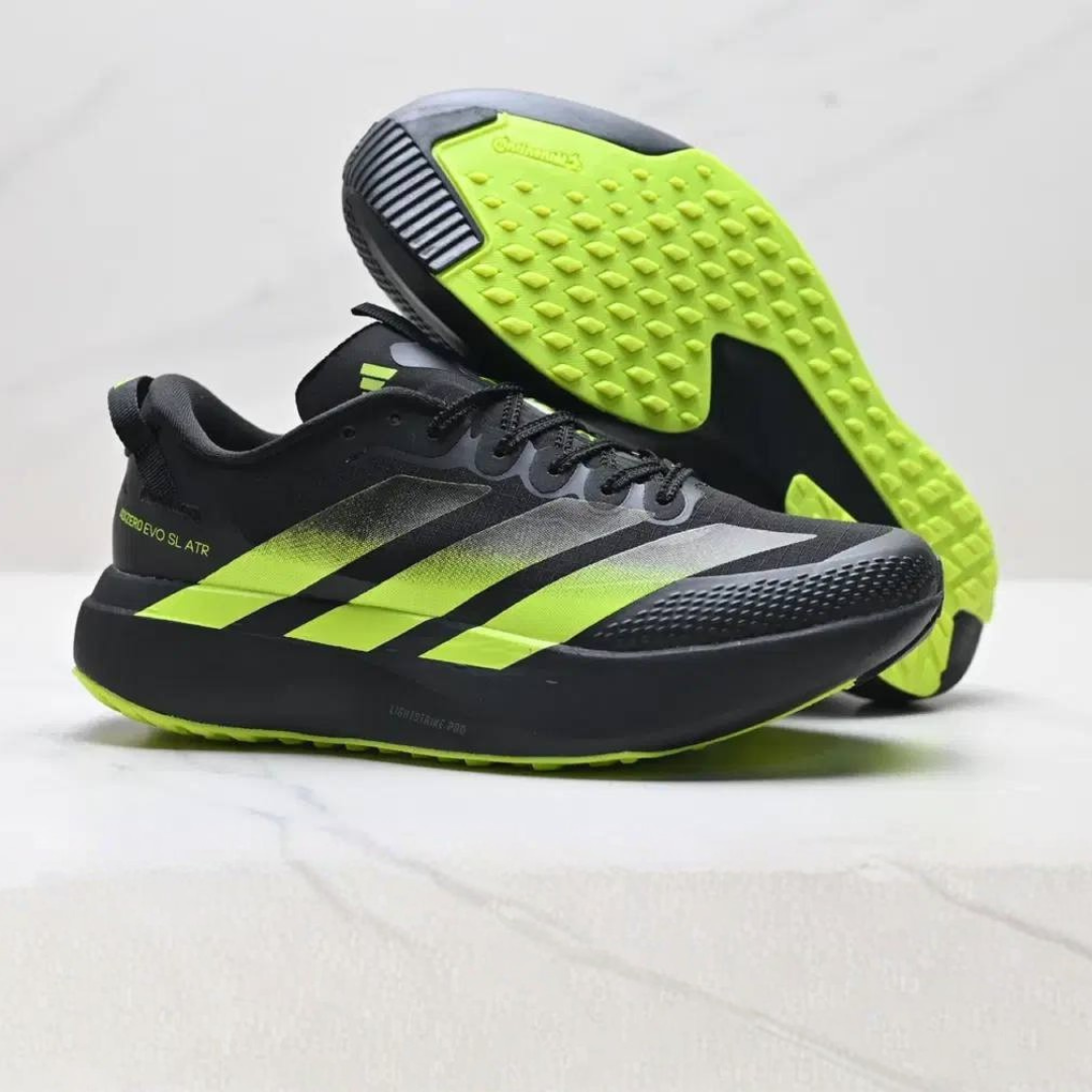 Adidas Adizero EVO SL ATR - Preto/Verde Neon