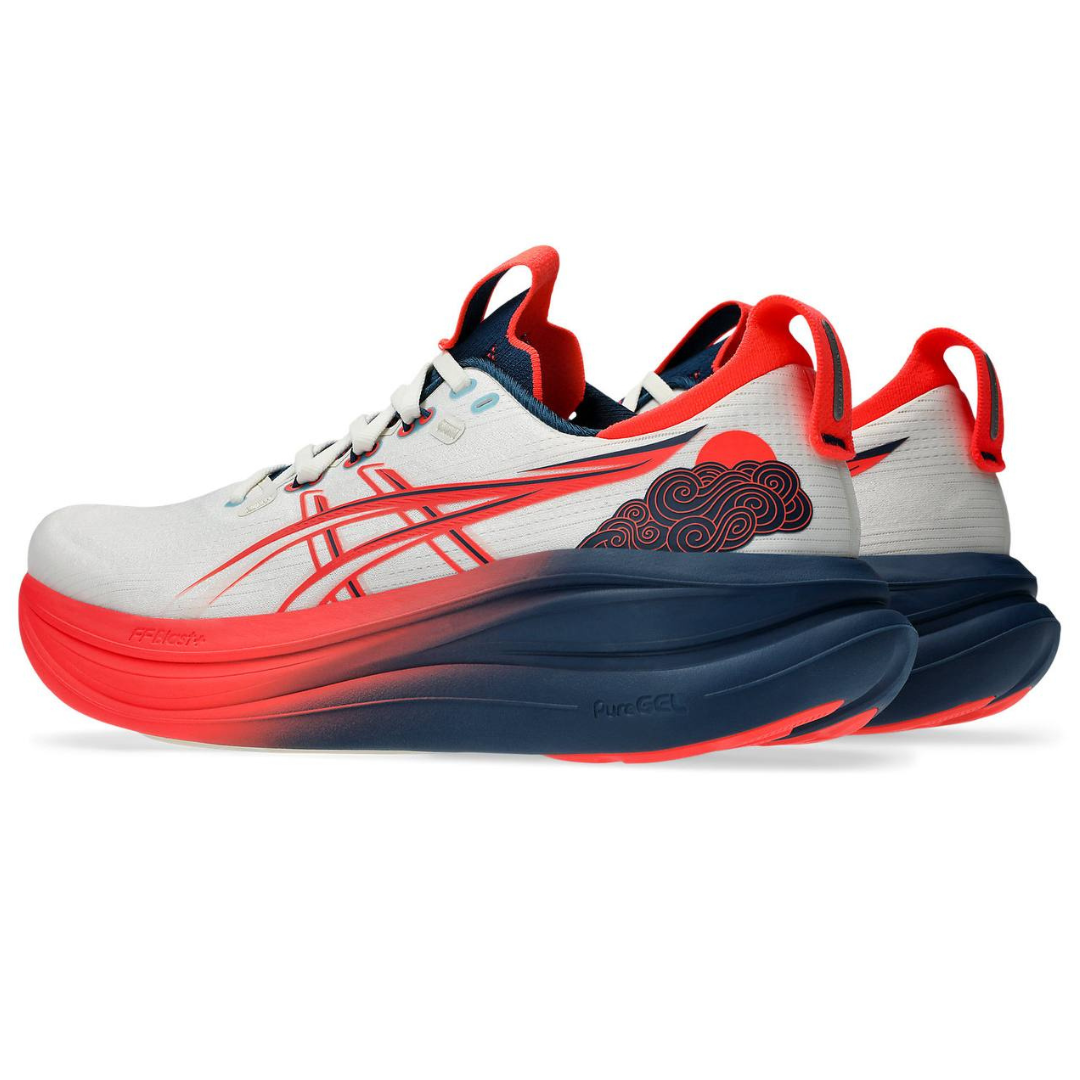 Asics Gel - Nimbus 28 - Cream/Flash Coral