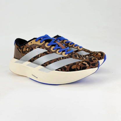 Adidas Adizero EVO SL - Marrom/Cinza Metálico/Azul Lúcido