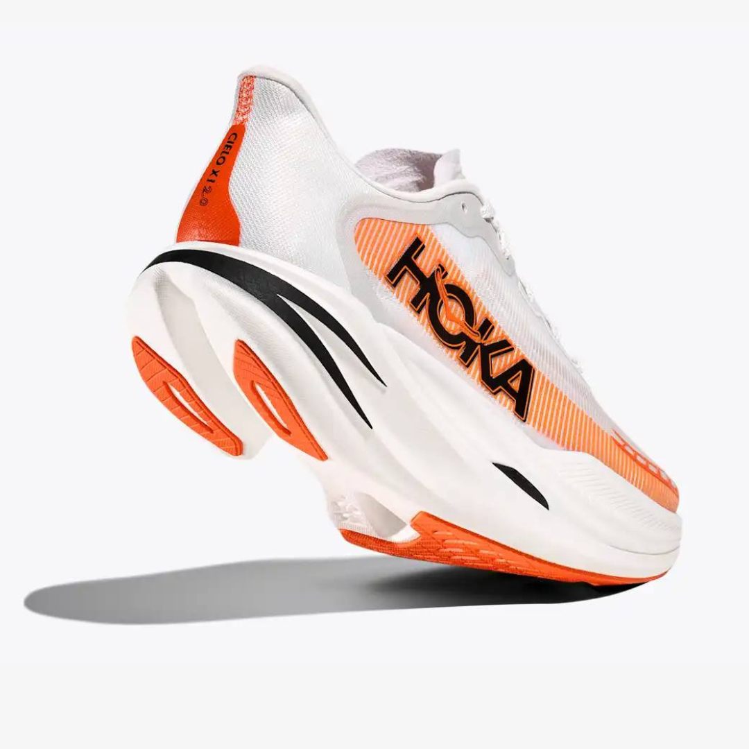 Hoka Cielo X1 2.0 Unissex - Branco/Vermelho