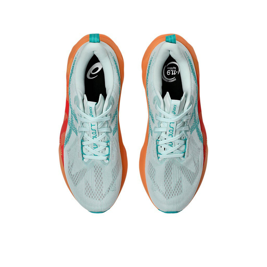 Asics Novablast 5 - Verde com Laranja