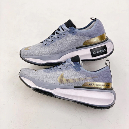 Nike Invincible Run 3 - Azul/Dourado