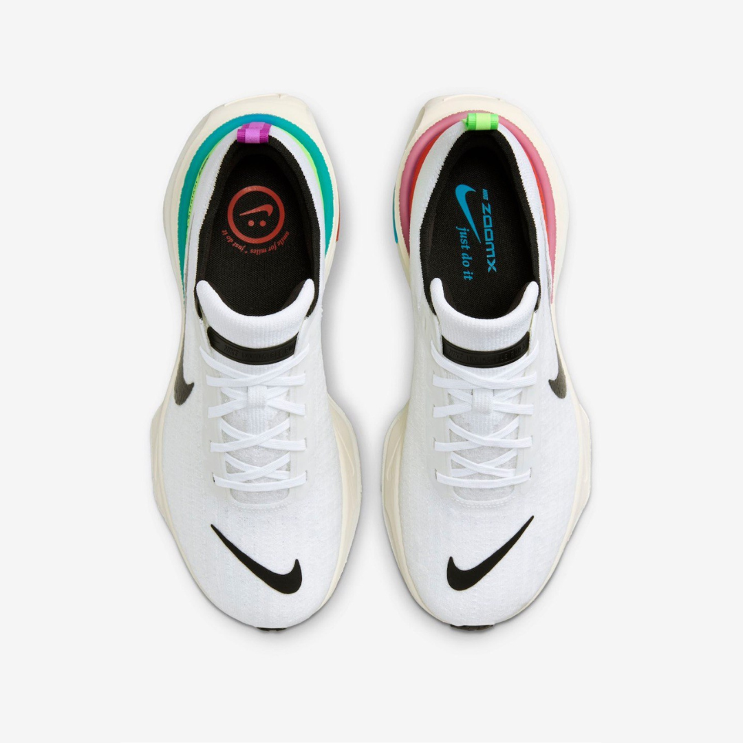 Nike Invincible Run 3 - Branco/Lime Blast/Blue Lightning/Preto