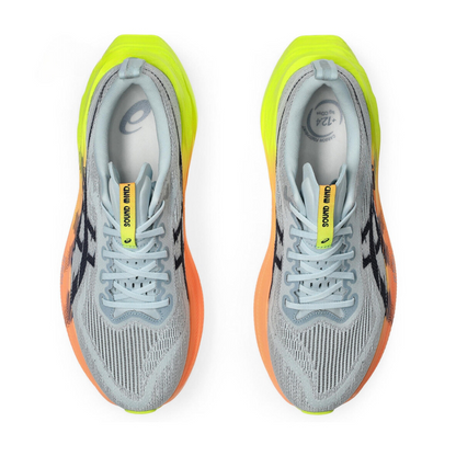 Asics Superblast 2 Paris - Unissex - Cinza com Verde e Laranja