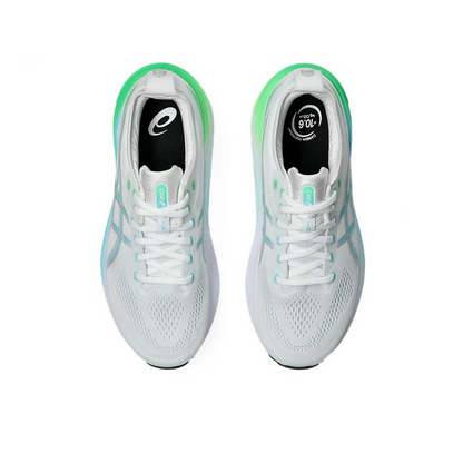 Asics Gel-Kayano 31 Branco com Verde e Azul