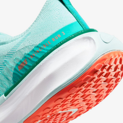 Nike Invincible Run 3 - Verde Claro/Branco
