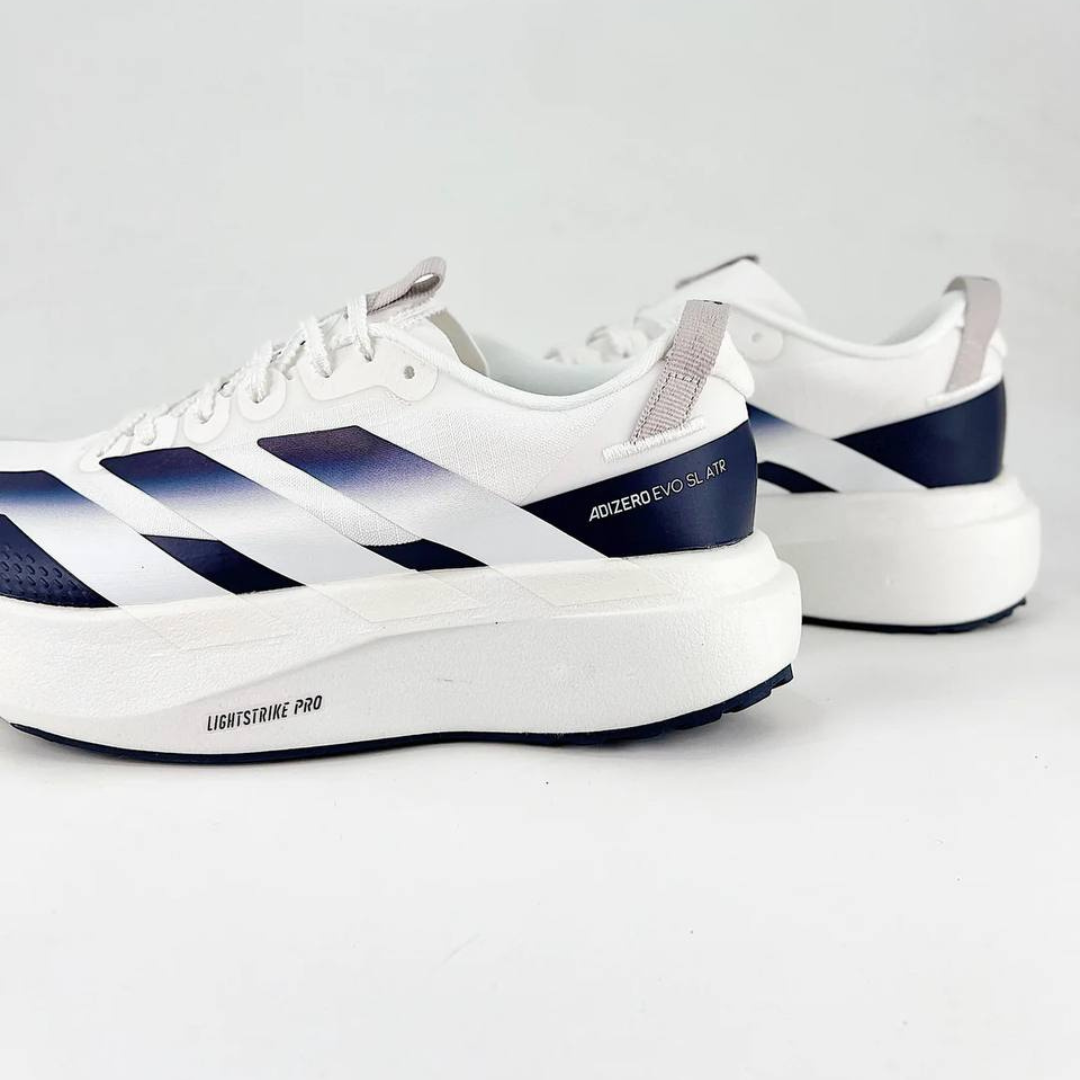 Adidas Adizero EVO SL ATR - Branco/Azul Marinho