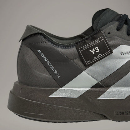 Adidas Adizero Adios Pro 4 Y3 Preto/Cinza