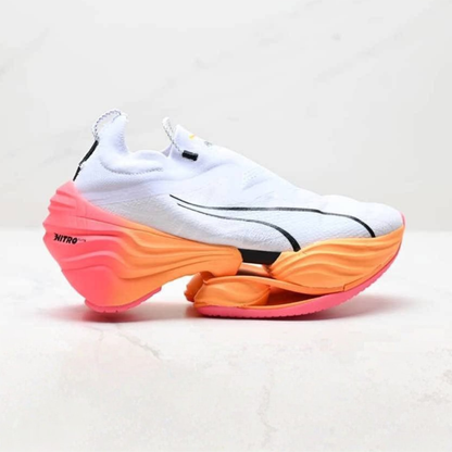 Puma Fast-RB Nitro Elite - Branco/Laranja/Rosa