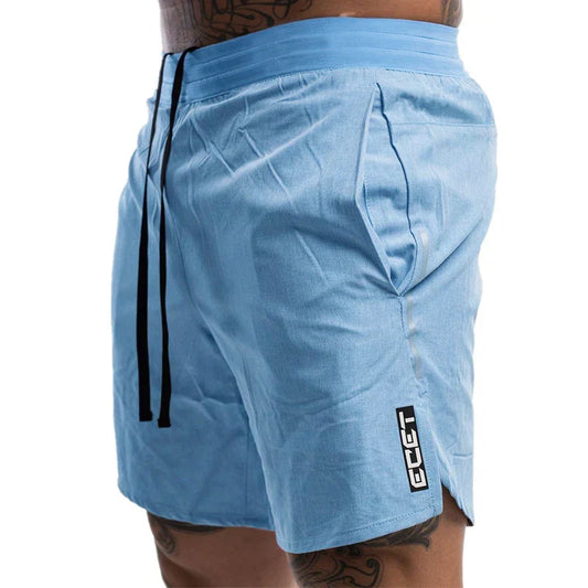 Short Masculino Fitness Fort Sports Respirável e de Secagem Rápida