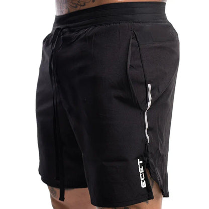 Short Masculino Fitness Fort Sports Respirável e de Secagem Rápida