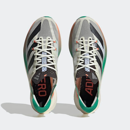 Adidas Adizero Adios Pro 3 - Branco/Preto/Fusão Coral