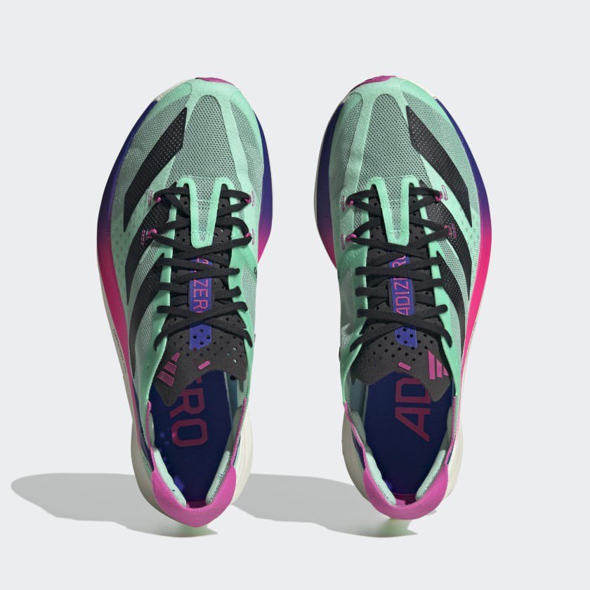 Adidas Adizero Adios Pro 3 - Verde Água/Preto/Rosa