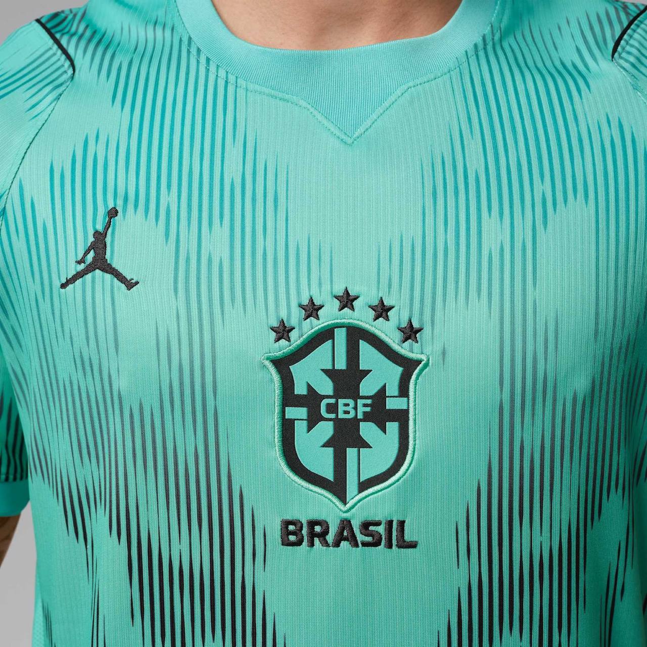 Camisa de Goleiro Brasil Jordan 2026/27 Torcedor Copa do Mundo